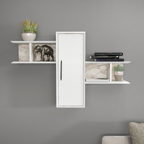 Olida Wide Modern Wall Shelf - Quality, Style, and Functionality for Your Home - Just Home Furniture™
