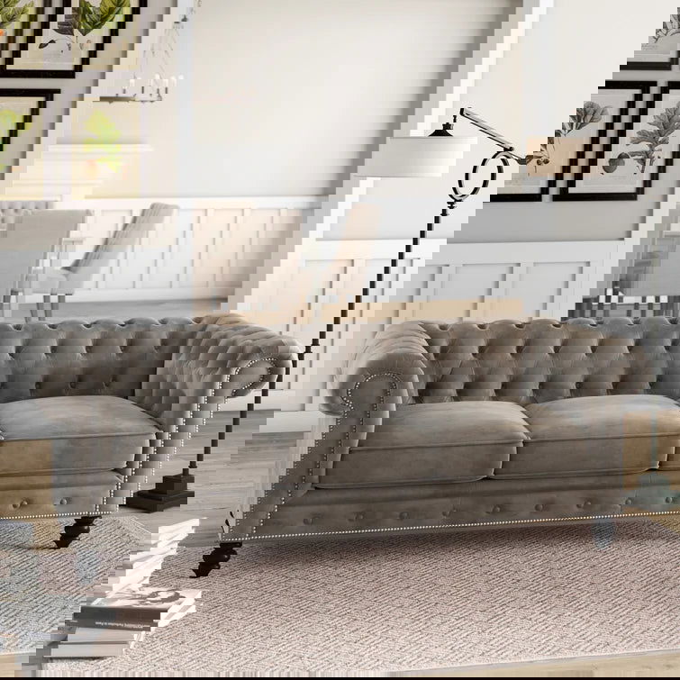 Ophelie 85'' Upholstered Sofa - Quality, Style, and Functionality for Your Home - Just Home Furniture™
