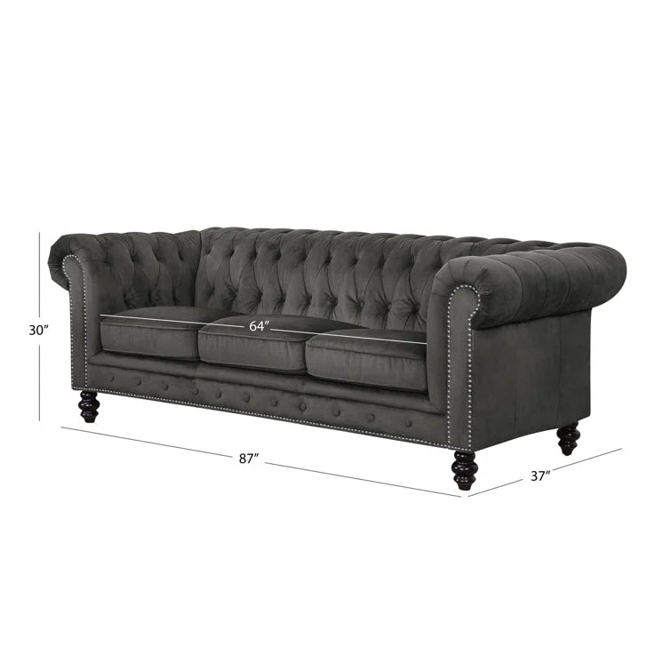 Ophelie 85'' Upholstered Sofa - Quality, Style, and Functionality for Your Home - Just Home Furniture™