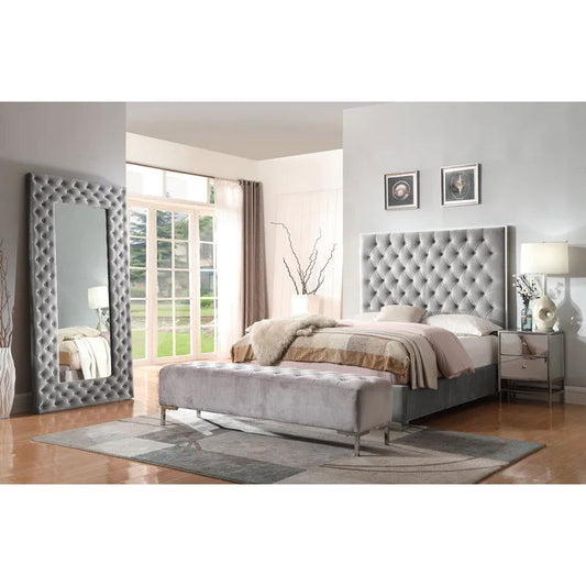 Osvaldo Velvet Upholstered Bench - Quality, Style, and Functionality for Your Home - Just Home Furniture™