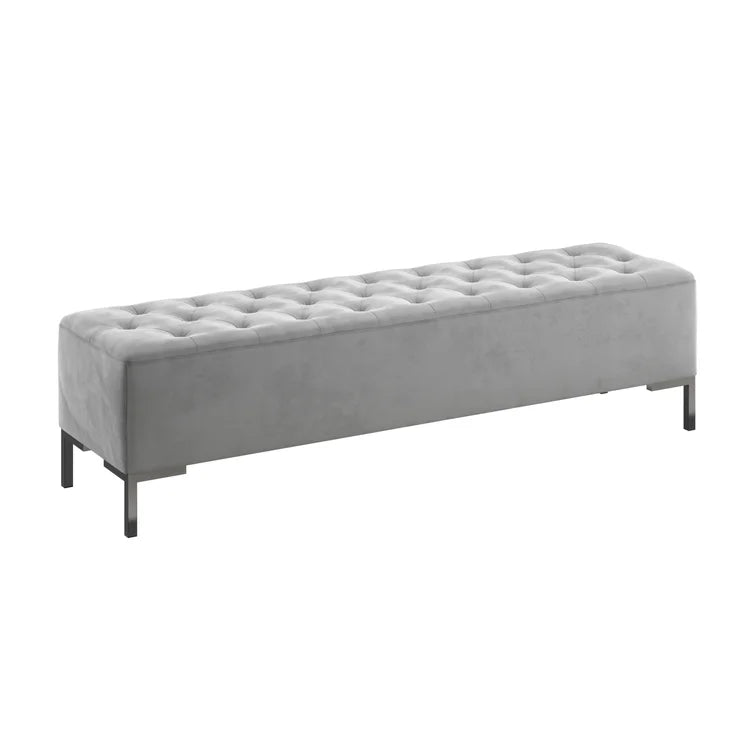 Osvaldo Velvet Upholstered Bench - Quality, Style, and Functionality for Your Home - Just Home Furniture™