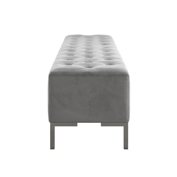Osvaldo Velvet Upholstered Bench - Quality, Style, and Functionality for Your Home - Just Home Furniture™
