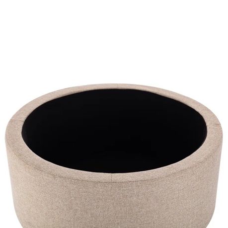 Parker Upholstered Round Storage Ottoman - Quality, Style, and Functionality for Your Home - Just Home Furniture™