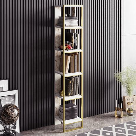 Polka 178cm Tall Bookstand - Quality, Style, and Functionality for Your Home - Just Home Furniture™