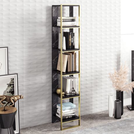 Polka 178cm Tall Bookstand - Quality, Style, and Functionality for Your Home - Just Home Furniture™