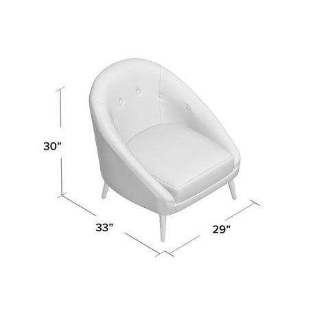 Read Rackley Upholstered Barrel Chair - Quality, Style, and Functionality for Your Home - Just Home Furniture™