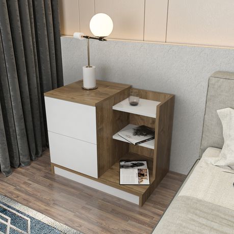 Rena 72 cm Wide Modern Nightstand - Quality, Style, and Functionality for Your Home - Just Home Furniture™