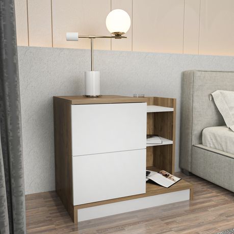 Rena 72 cm Wide Modern Nightstand - Quality, Style, and Functionality for Your Home - Just Home Furniture™