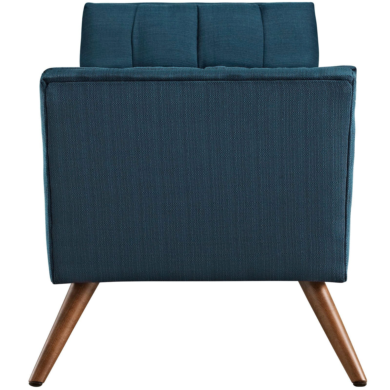 Response Medium Upholstered Fabric Bench in Azure - Quality, Style, and Functionality for Your Home - Just Home Furniture™
