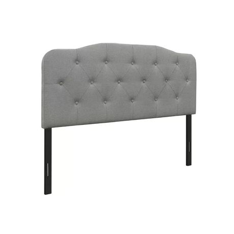 Richard Upholstered Headboard in Grey Beige - Quality, Style, and Functionality for Your Home - Just Home Furniture™