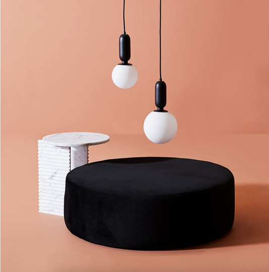 Roberta Ottoman - Black, 37.8in - Quality, Style, and Functionality for Your Home - Just Home Furniture™