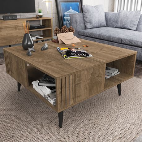 Ronas Wide Coffee Table - Quality, Style, and Functionality for Your Home - Just Home Furniture™