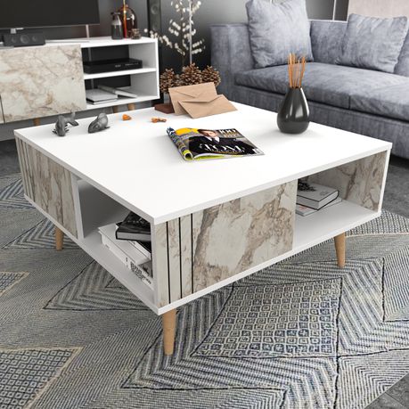 Ronas Wide Coffee Table - Quality, Style, and Functionality for Your Home - Just Home Furniture™