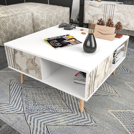 Ronas Wide Coffee Table - Quality, Style, and Functionality for Your Home - Just Home Furniture™