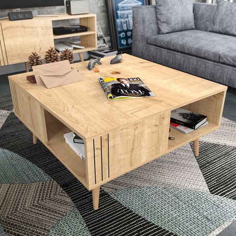 Ronas Wide Coffee Table - Quality, Style, and Functionality for Your Home - Just Home Furniture™