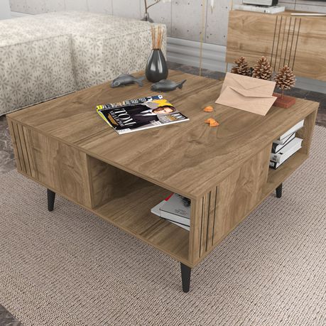 Ronas Wide Coffee Table - Quality, Style, and Functionality for Your Home - Just Home Furniture™