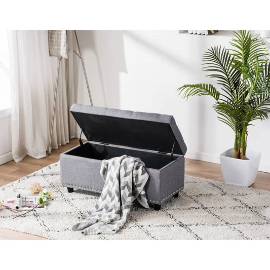 Ruthie Upholstered Storage Bench - Quality, Style, and Functionality for Your Home - Just Home Furniture™