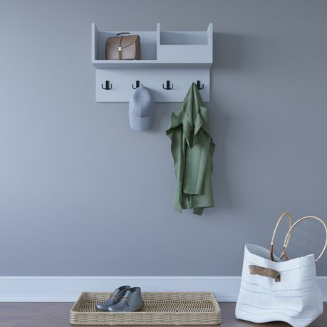 Sameul 72cm Wide Floating Coat Hanger - Quality, Style, and Functionality for Your Home - Just Home Furniture™