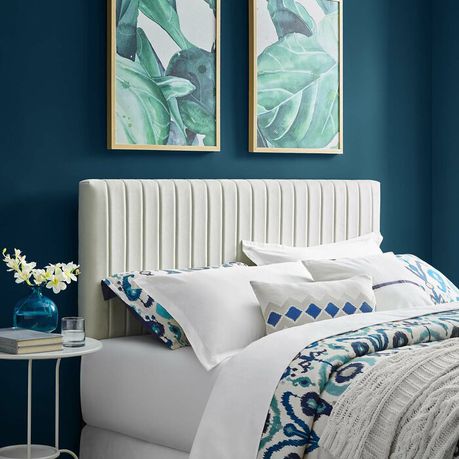 Sevenoaks Cream Upholstered Headboard - Quality, Style, and Functionality for Your Home - Just Home Furniture™
