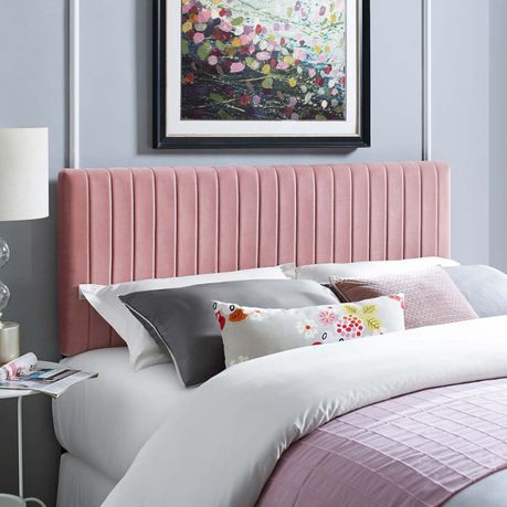 Sevenoaks Pink Upholstered Headboard - Quality, Style, and Functionality for Your Home - Just Home Furniture™