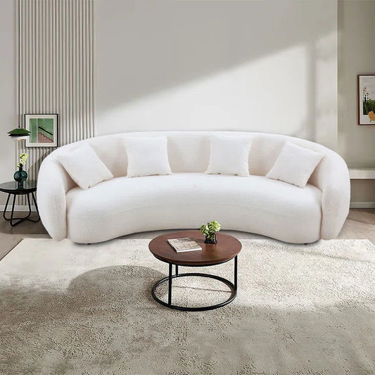 Shaleine 101.4" Round Arm Curved Sofa - Quality, Style, and Functionality for Your Home - Just Home Furniture™