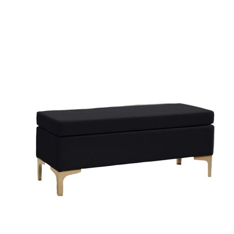 Shellia Black Upholstered Bench - Quality, Style, and Functionality for Your Home - Just Home Furniture™