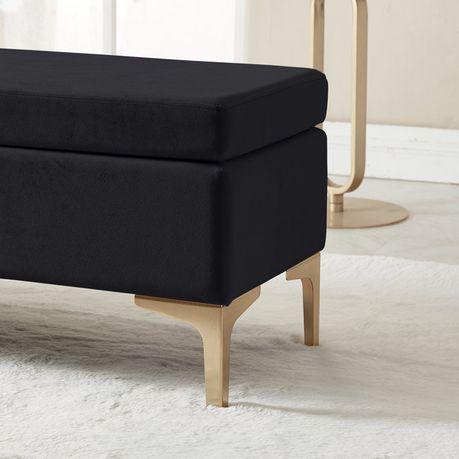 Shellia Black Upholstered Bench - Quality, Style, and Functionality for Your Home - Just Home Furniture™
