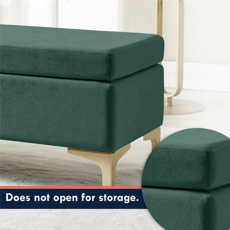 Shellia Green Upholstered Bench - Quality, Style, and Functionality for Your Home - Just Home Furniture™