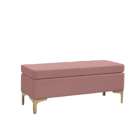 Shellia Pink Upholstered Bench - Quality, Style, and Functionality for Your Home - Just Home Furniture™