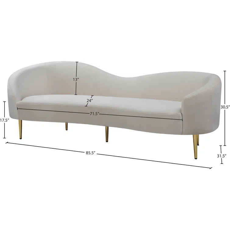 Shurtz 85.5'' Upholstered Sofa - Quality, Style, and Functionality for Your Home - Just Home Furniture™
