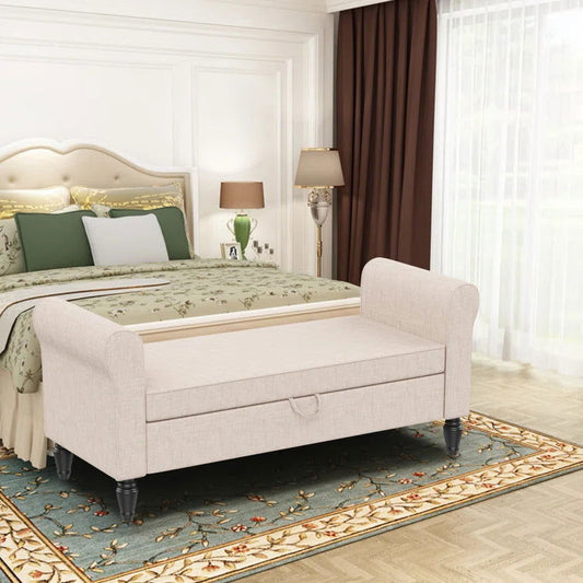 Souther Upholstered Storage Bench - Quality, Style, and Functionality for Your Home - Just Home Furniture™