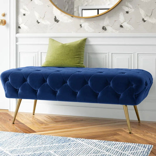 Sullivan Velvet Upholstered Bench - Quality, Style, and Functionality for Your Home - Just Home Furniture™