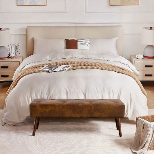 Sveina Faux Leather Bench - Quality, Style, and Functionality for Your Home - Just Home Furniture™