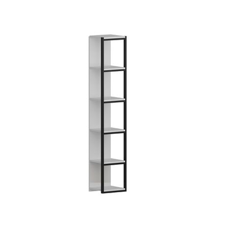 Texas 180 cm Tall Metal Manufactured Wood Bookcase - Quality, Style, and Functionality for Your Home - Just Home Furniture™