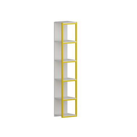 Texas 180 cm Tall Metal Manufactured Wood Bookcase - Quality, Style, and Functionality for Your Home - Just Home Furniture™