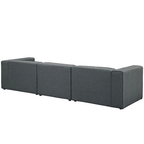 The Mingle HM Grey Modern Sectional Sofa - Quality, Style, and Functionality for Your Home - Just Home Furniture™