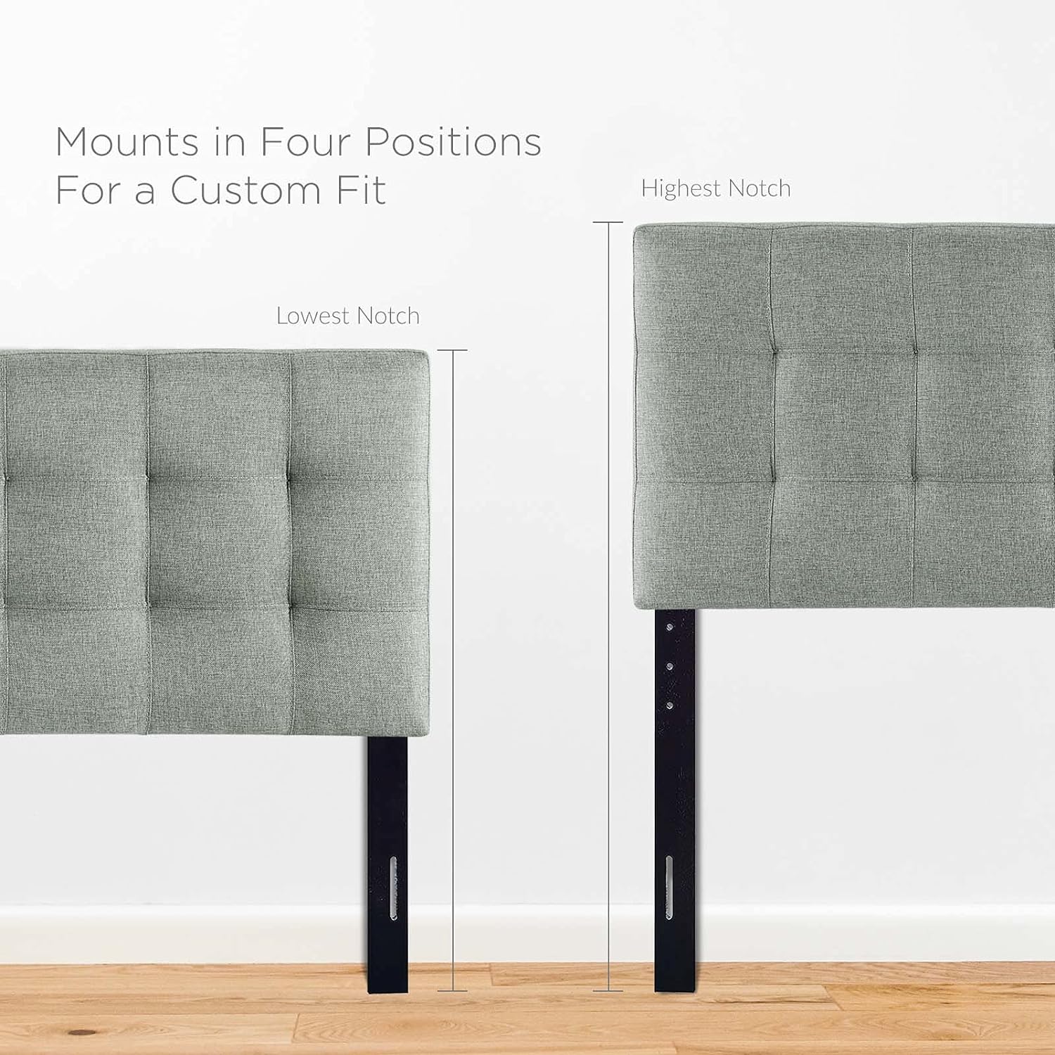 Tufted Linen Fabric Upholstered Headboard - Quality, Style, and Functionality for Your Home - Just Home Furniture™