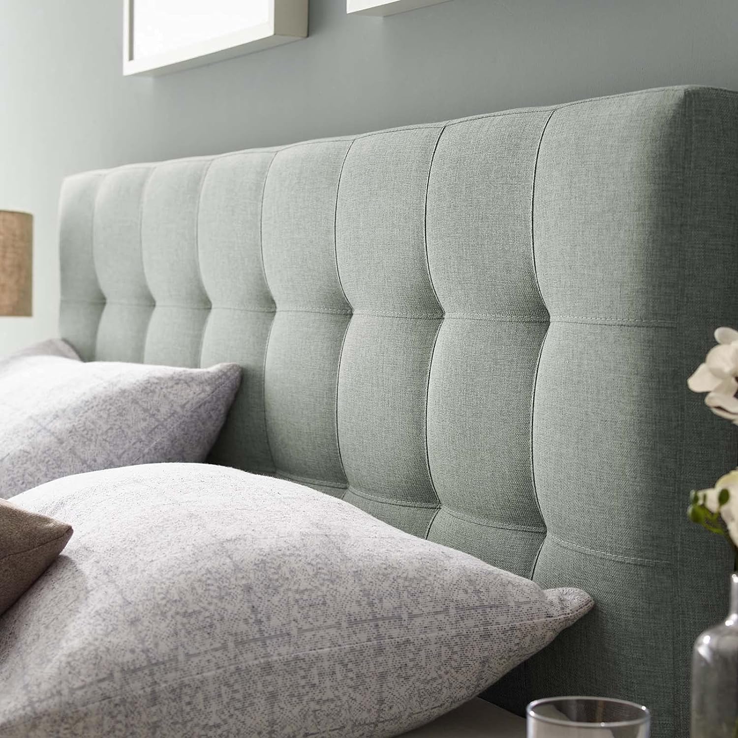 Tufted Linen Fabric Upholstered Headboard - Quality, Style, and Functionality for Your Home - Just Home Furniture™