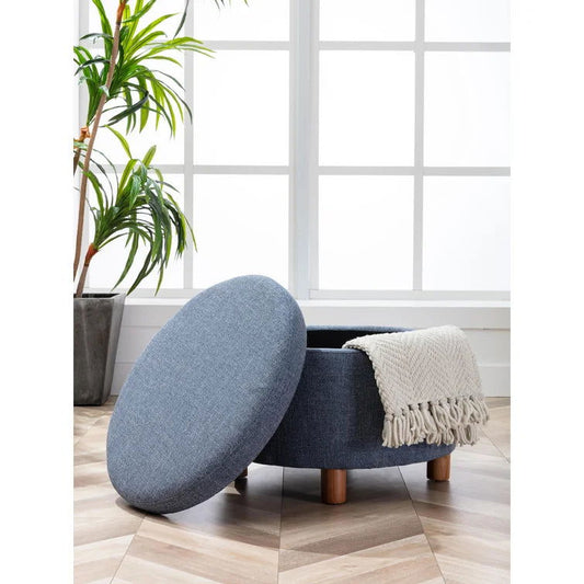 Upholstered Storage Ottoman jhf - Quality, Style, and Functionality for Your Home - Just Home Furniture™