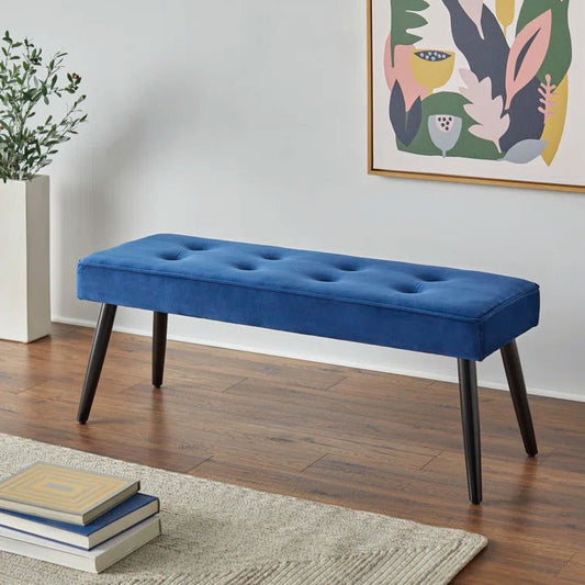 Yashika Velvet Upholstered Bench - Quality, Style, and Functionality for Your Home - Just Home Furniture™