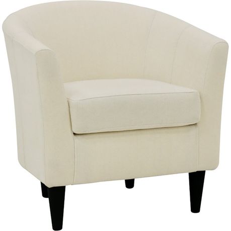 Just Home Hansley Upholstered Barrel Chair – Quality, Style, and ...