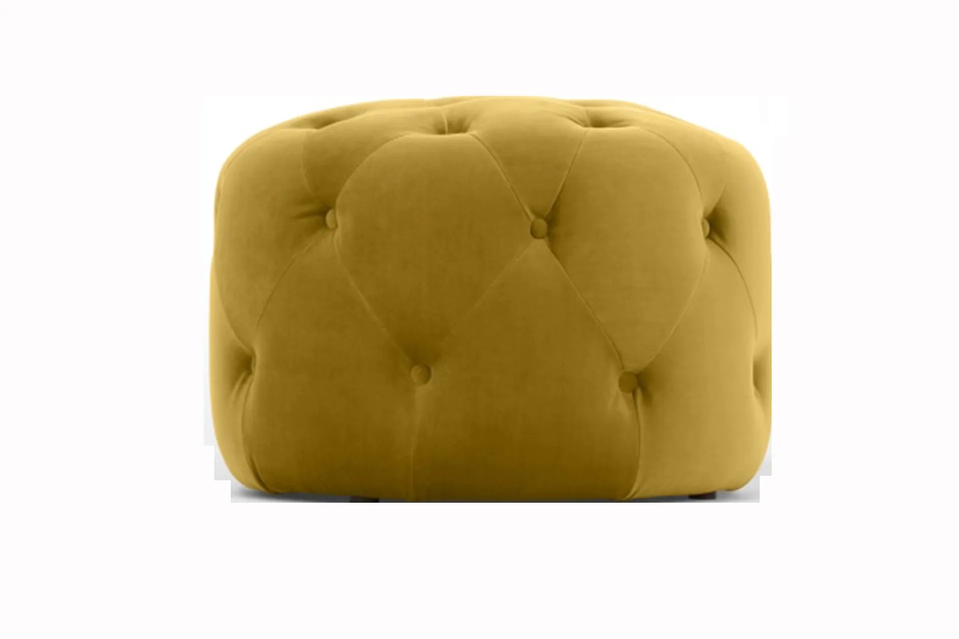 Veronica Ottoman - Yellow - Just Home Furniture