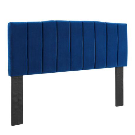 Arnett Blue Upholstered Headboard - Just Home Furniture